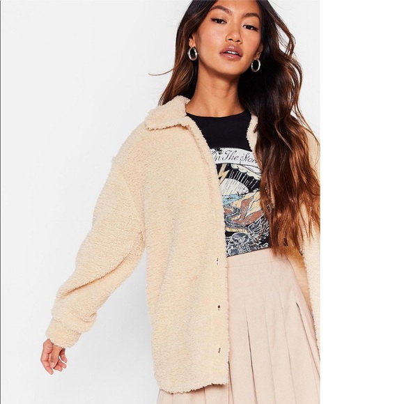 Oversized Sherpa jacket - Picture 3 of 6